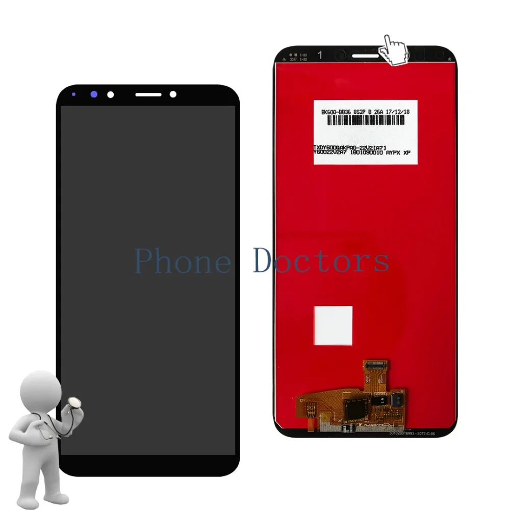 Для Huawei Y7 Pro / 2018 LDN L01 Полный ЖК дисплей сенсорный экран дигитайзер для сборки Prime LX1