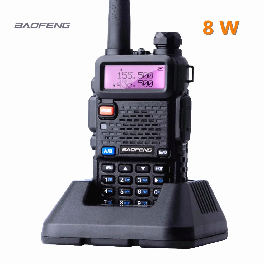 Обновленная рация Baofeng 8 Вт 10 км uv5r для охоты радиолюбительская uv 5r|Рации| |