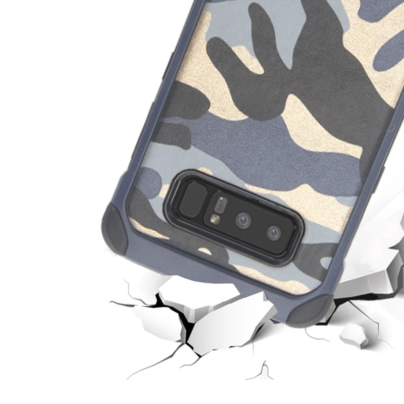 Камуфляжные противоударные чехлы для телефонов Samsung Galaxy Note 9 8 7 5 4 3 J4 J6 Plus 2018 j2 j3 j5 j7