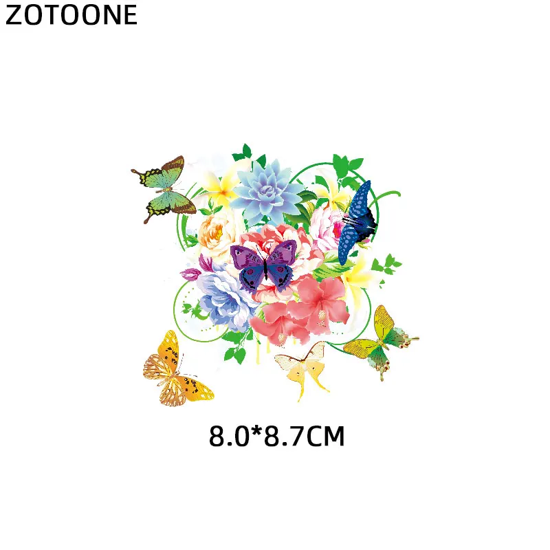 ZOTOONE Cute Cat Patches Flamingo Iron on Transfers for Clothes T-shirt Heat Transfer Animal Sticker DIY Accessory Appliques F1 | Дом и сад