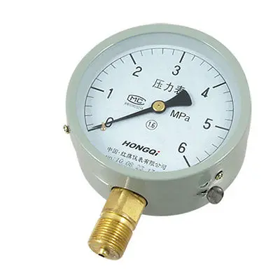 

Y-100 M20x1.5mm Thread 0-6Mpa Display Pressure Gauge for Air Water