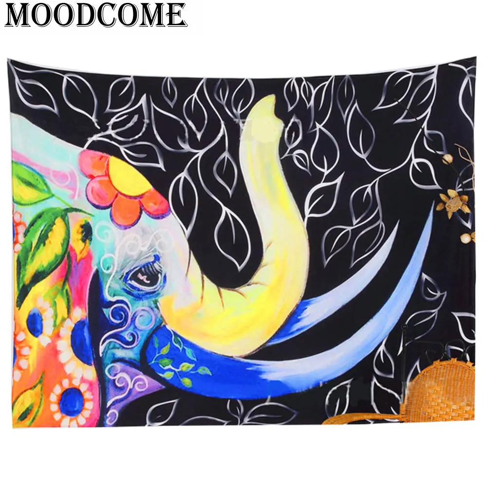 indiano mandala elephant blanket hippie wall hanging decorative | Дом и сад