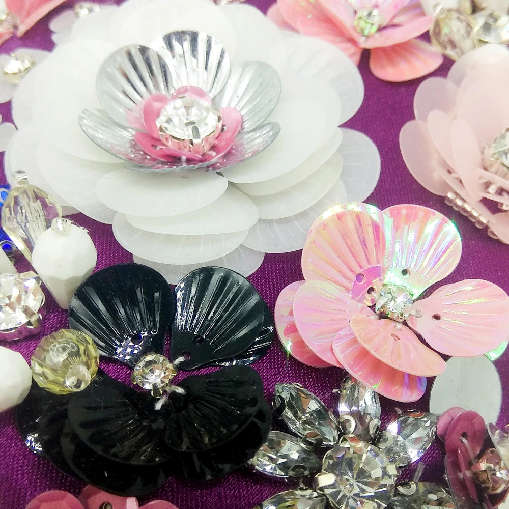 Женский клатч с цветами Boutique De FGG, украшенная кристаллами вечерняя сумочка для свадьбы, вечеринки, кошелек