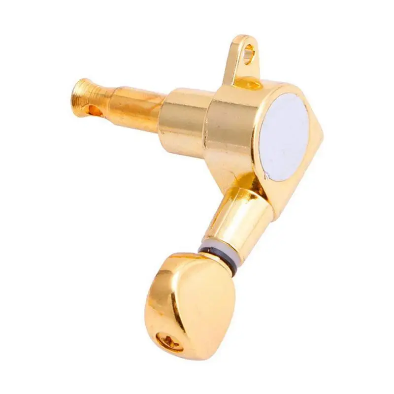 6 Guitar Tuning Pegs VERROUILLAGE Tuner Touches Guitar Strings Button 3L+ 3R Gold