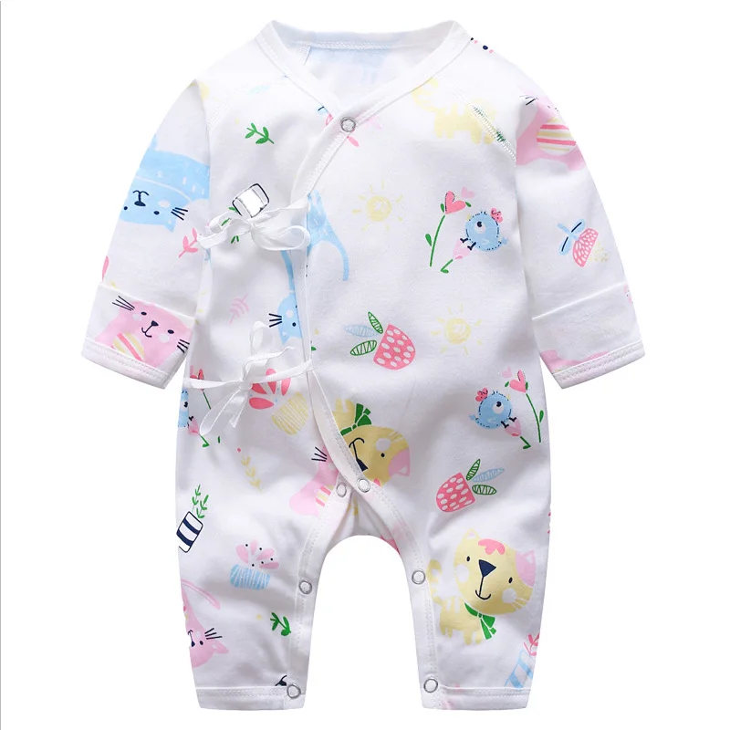 BibiCola newborn baby pajamas clothing rompers toddler boys girls long sleeve jumpsuit sets clothes infant babies |