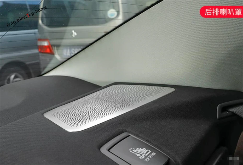 

Yimaautotrims Rear Seat Stereo Speaker Audio Loudspeaker Cover Styling Trim Fit For BMW 5 Series Sedan G30 530I 2017 - 2021
