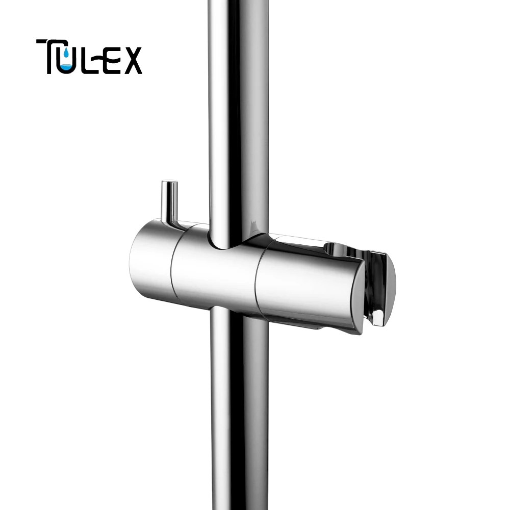 TULEX ручная насадка для душа держатель для 19-25 мм слайдер бар высота и угол регулируемый распылитель держатель душевая штанга Замена
