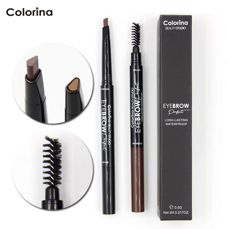 COLORINA 5 цветов двойной карандаш для бровей водостойкая долговечная без цветения
