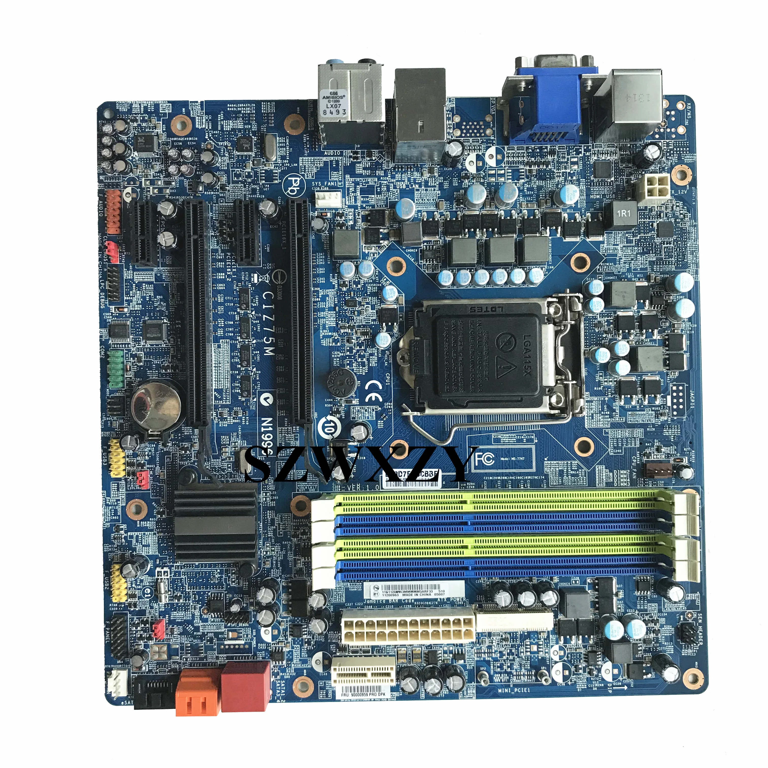 SZWXZY материнская плата для Lenovo ideacesta K430 Erazer T430 настольная CIZ75M Z75 LGA 1155