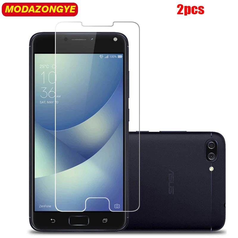 2 шт. закаленное стекло для Asus Zenfone 4 Max ZC554KL защита экрана X00ID ZC 554KL защитная пленка |