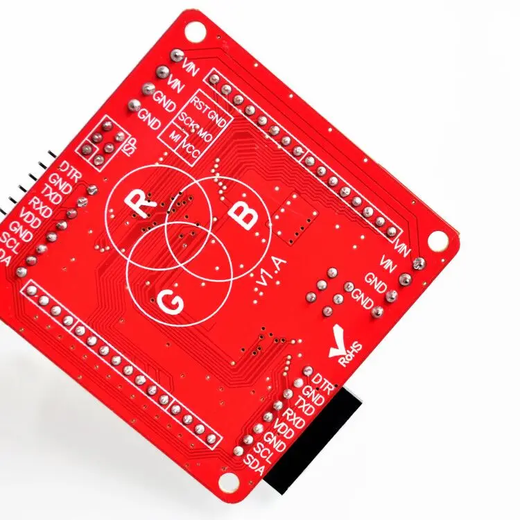 Полноцветный RGB светодиодный матричный дисплей 60 мм плата драйвера модуль для