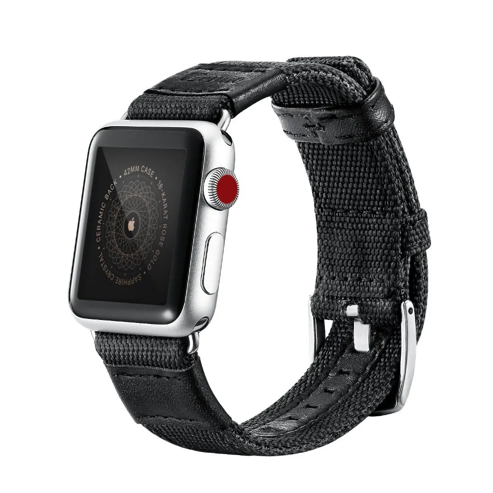 Спортивный нейлоновый ремешок для часов для Apple Watch 4 Band 40 мм 44 мм ремешок для замены ремешка 38 мм 40 мм для iWatch 4 3 2 1 Band