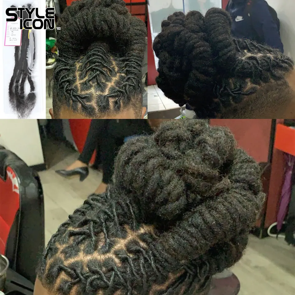 Новое поступление пряди из человеческих волос в виде дреды для наращивания 12-20