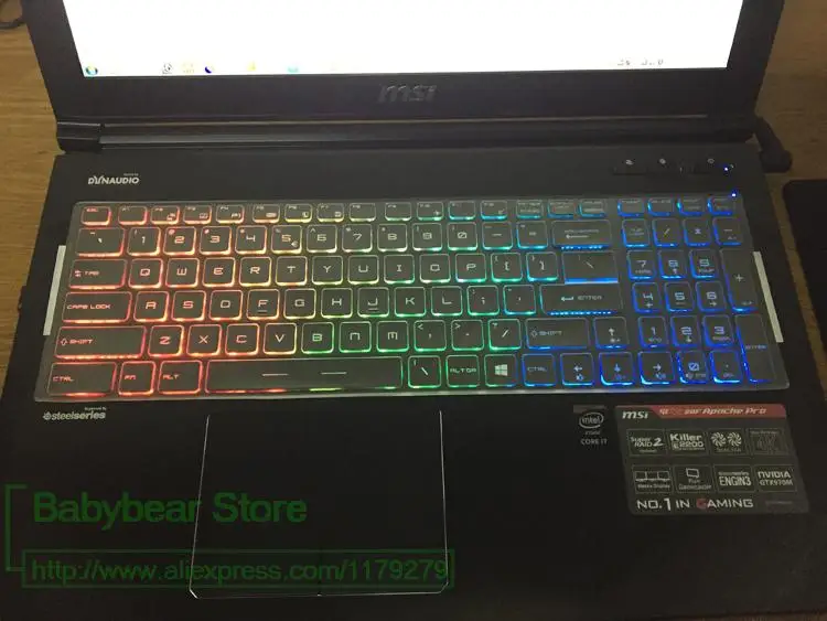 15 6 17 3 дюйм чехол для клавиатуры защитная пленка MSI GE60 GP62 GE70 GL62 PE60 GS70 GE62 GE72 GS60 GT72