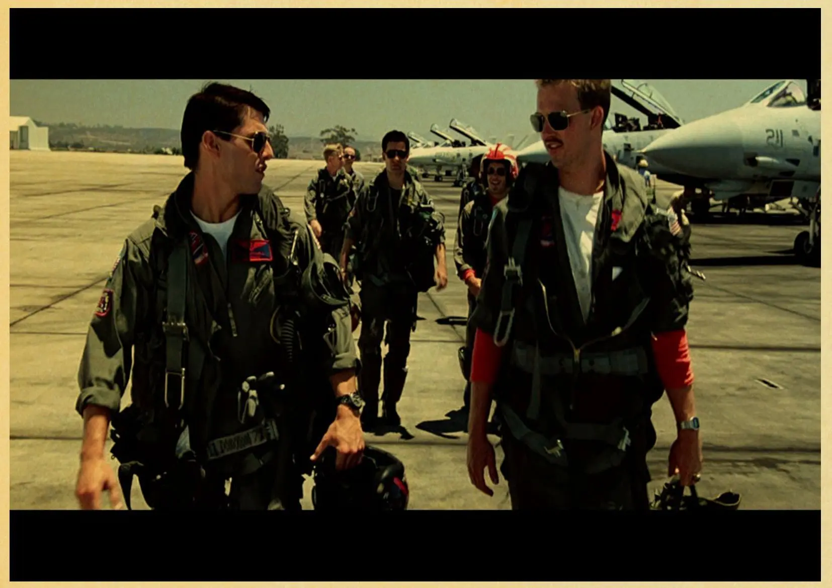Телевизионная серия Top Gun ретро постер печатные Высококачественные наклейки на