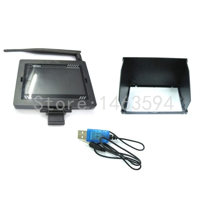 

FPV monitor set for WL Q303 RC Drone spare parts WLtoys Q303 Q303A Q303B Q303C Real time image receiving device Free shippiing