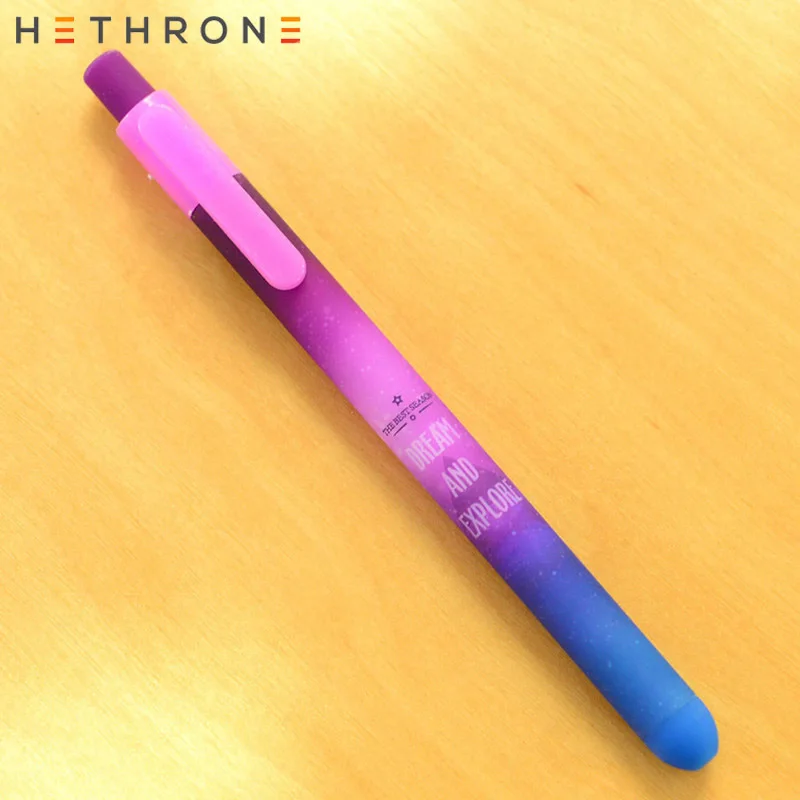 Гелевая ручка Hethrone, 4 шт., фиолетовая, звездное небо, мечта, каллиграфия, принадлежности для офиса, школы, канцелярские принадлежности, живопись, весна, гель, caneta