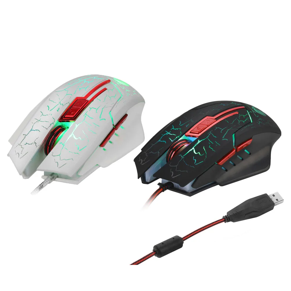 EPULA 2019 модная Проводная офисная игровая мышь 5500 точек/дюйм Оптическая USB для ПК