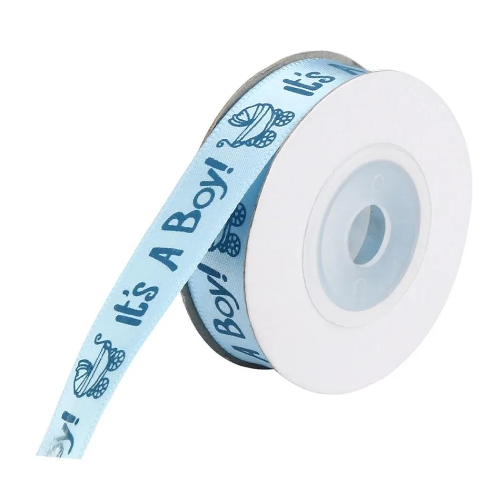 3pcs 10 Yards It's A Boy Girl Baby Shower Ribbon Grosgrain Gift Belt Decoration | Дом и сад