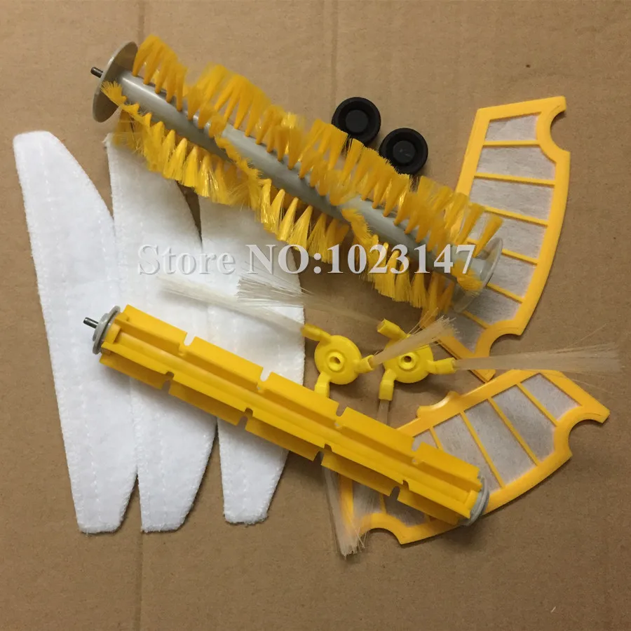 Для A320 A325 A335 A336 A337 A338 аксессуары для робота-пылесоса основная щетка, резиновая щетка, кольцо, боковая щетка, HEPA фильтр, швабра