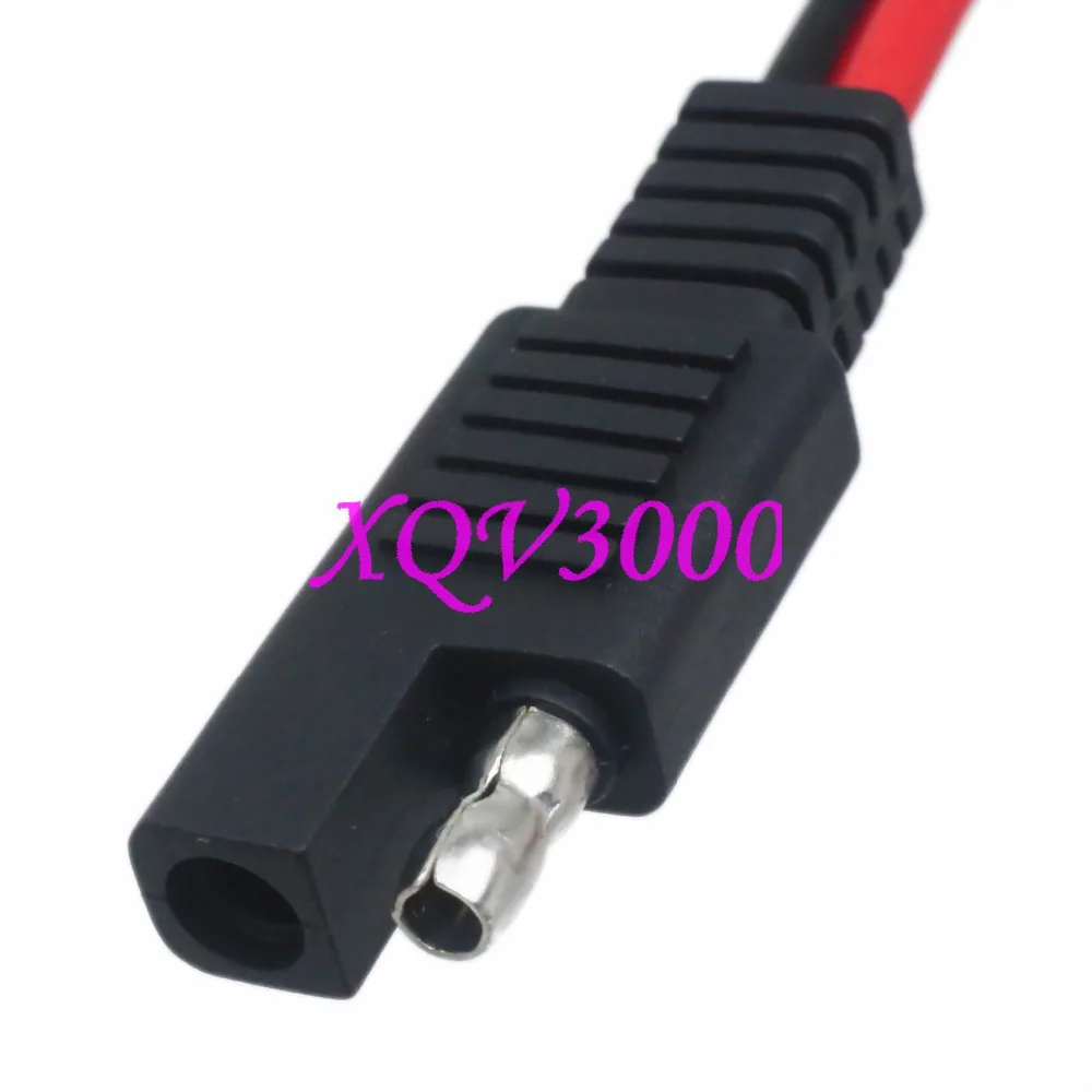 SAE 2-полюсный плоский штекер до 44 мм зажима типа крокодил стандартный кабель 14AWG 1