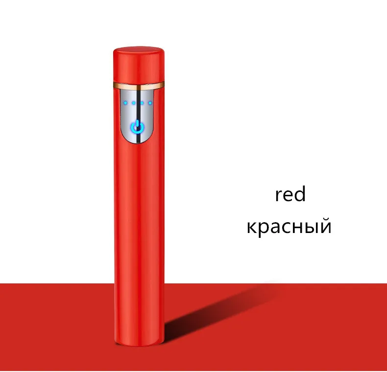 Мини USB зарядка металлическая зажигалка Прикуриватель сигарета гаджет