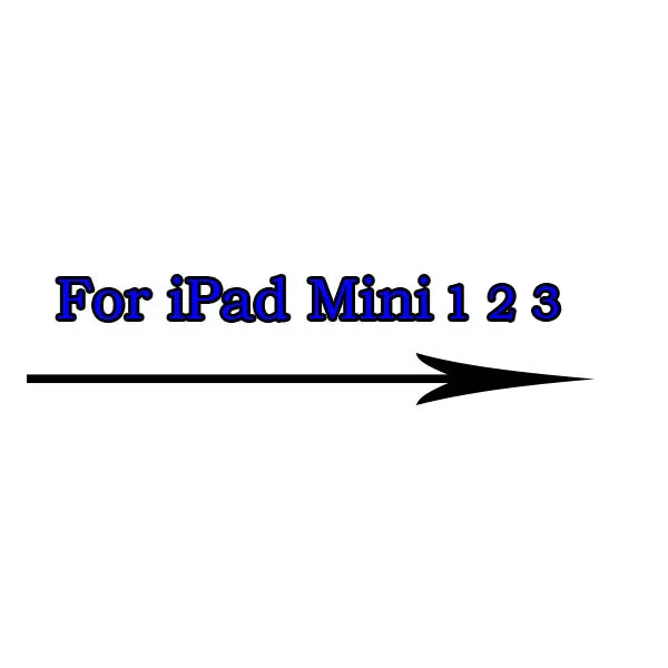 Новейший Фолио Умный Магнитный чехол Полный корпус Bluetooth клавиатура для Apple iPad 2/3/4/iPad mini 1 2 3 4+ ручка - Цвет: for ipad mini