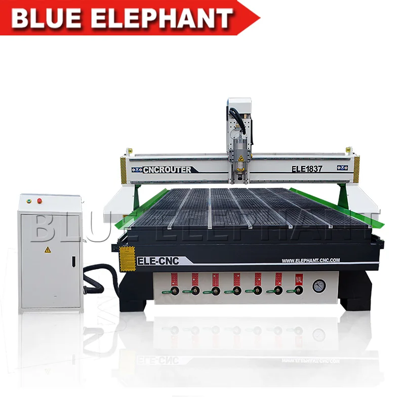 Фрезерный станок для резки древесины Blue Elephant 3D 1837 высокое качество цена со