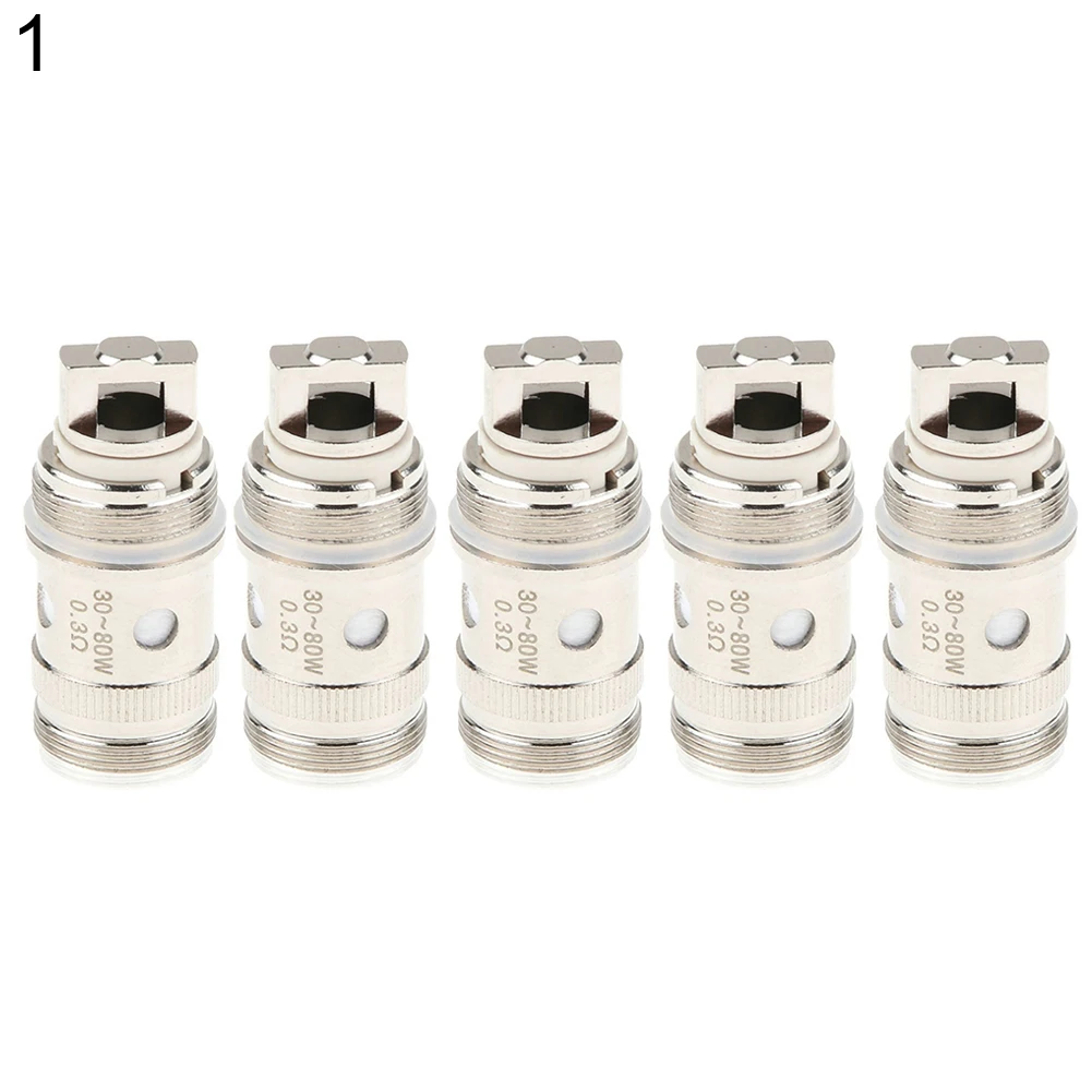 0zero3 ohm Чистый хлопок 5 шт. катушки 0,3/0,5 Ом замена головки Sub Ом для Eleaf iJust 2 Melo 2 3 - Название цвета: 0zero3 ohm