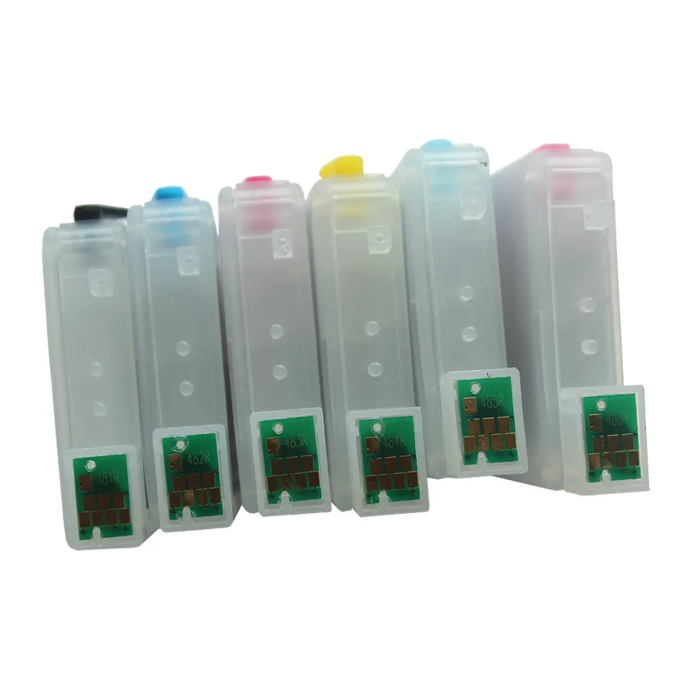 Пустые многоразовые картриджи 6PK T0481/2/3/4/5/6 для Epson Stylus Photo R200 R220 R300 R300M R320 R325 R340 R350 RX500