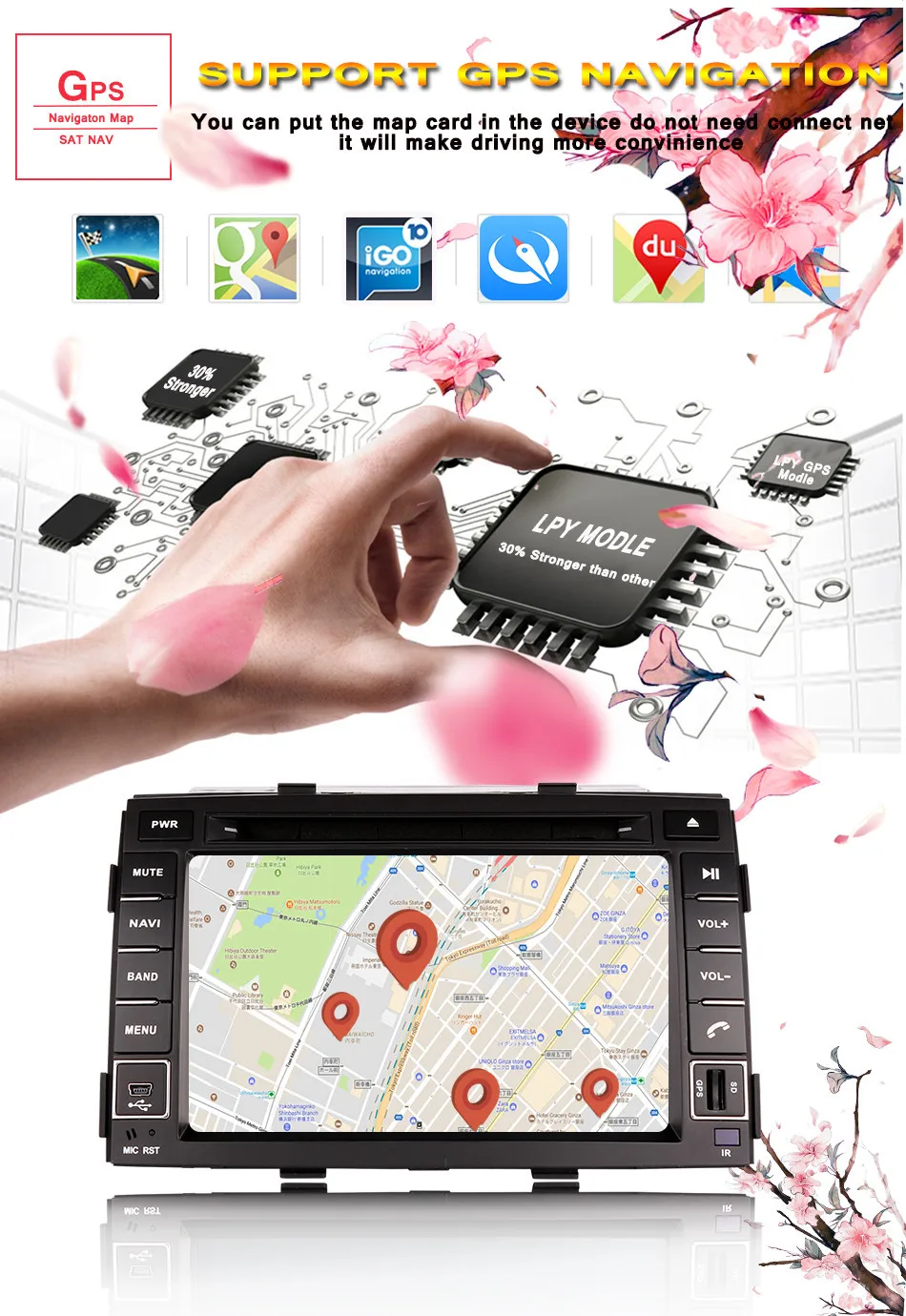 4G+ 64G android 9,0 автомобильный dvd для kia sorento 2009 2010 2011 2012 2 din in dash автомобильный стерео gps nagavition головное устройство магнитофон