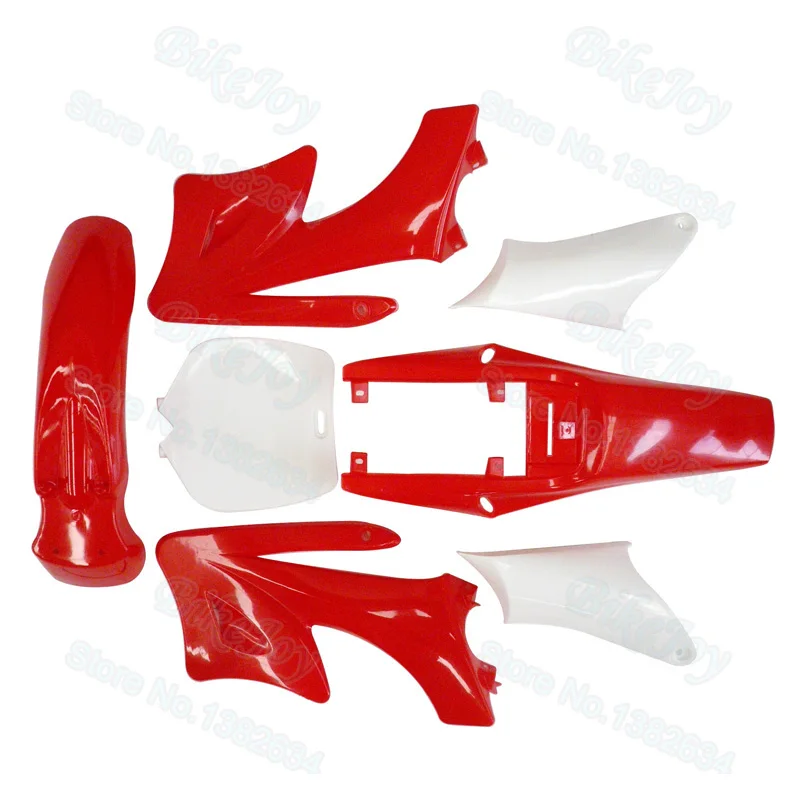 Красный пластиковый обтекатель крыла корпуса Комплект для женских мини