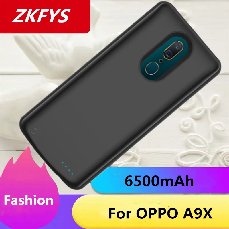 Чехол для зарядки аккумулятора OPPO A9X внешний аккумулятор чехол 6500 мАч