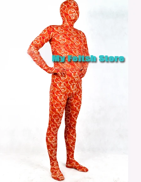 

(AL915) Custom Super Quality Pattern Modal Tights Unisex Zentai Suit Fetish Costume Halloween Party Costume Fetish Wear