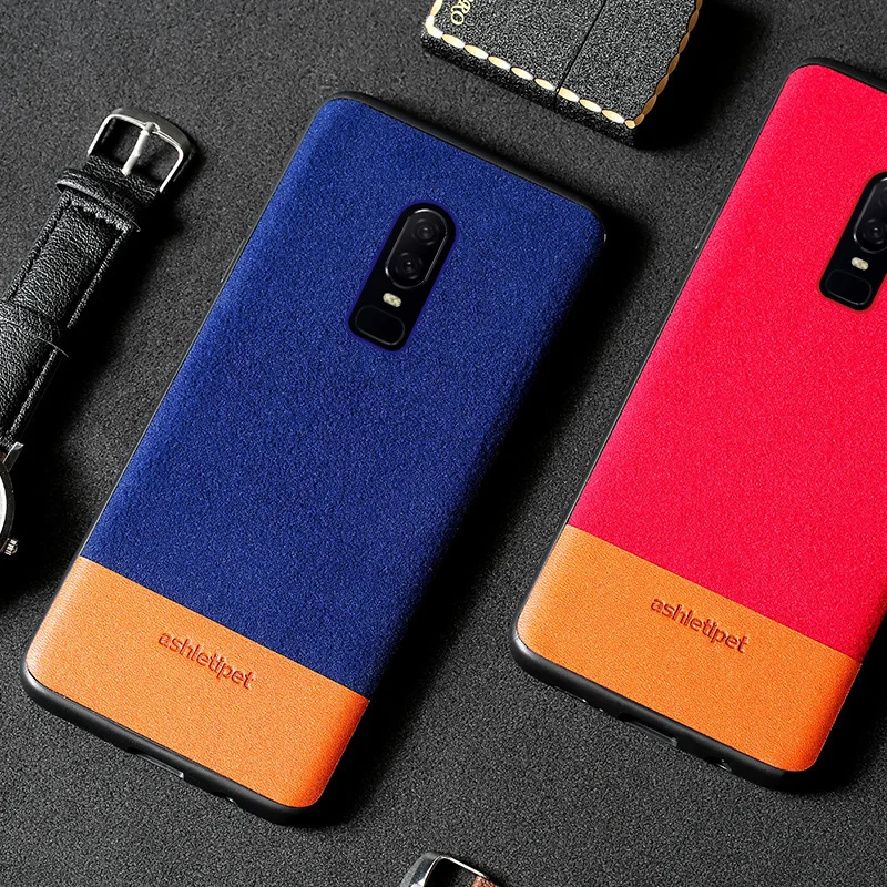 Cow Suede Genuine Leather Phone case for oneplus 7T 9 Pro 9R 8T 7 8 cover For one plus Nord 2 N10 N200 CE N100 5 6 6t 5t | Мобильные