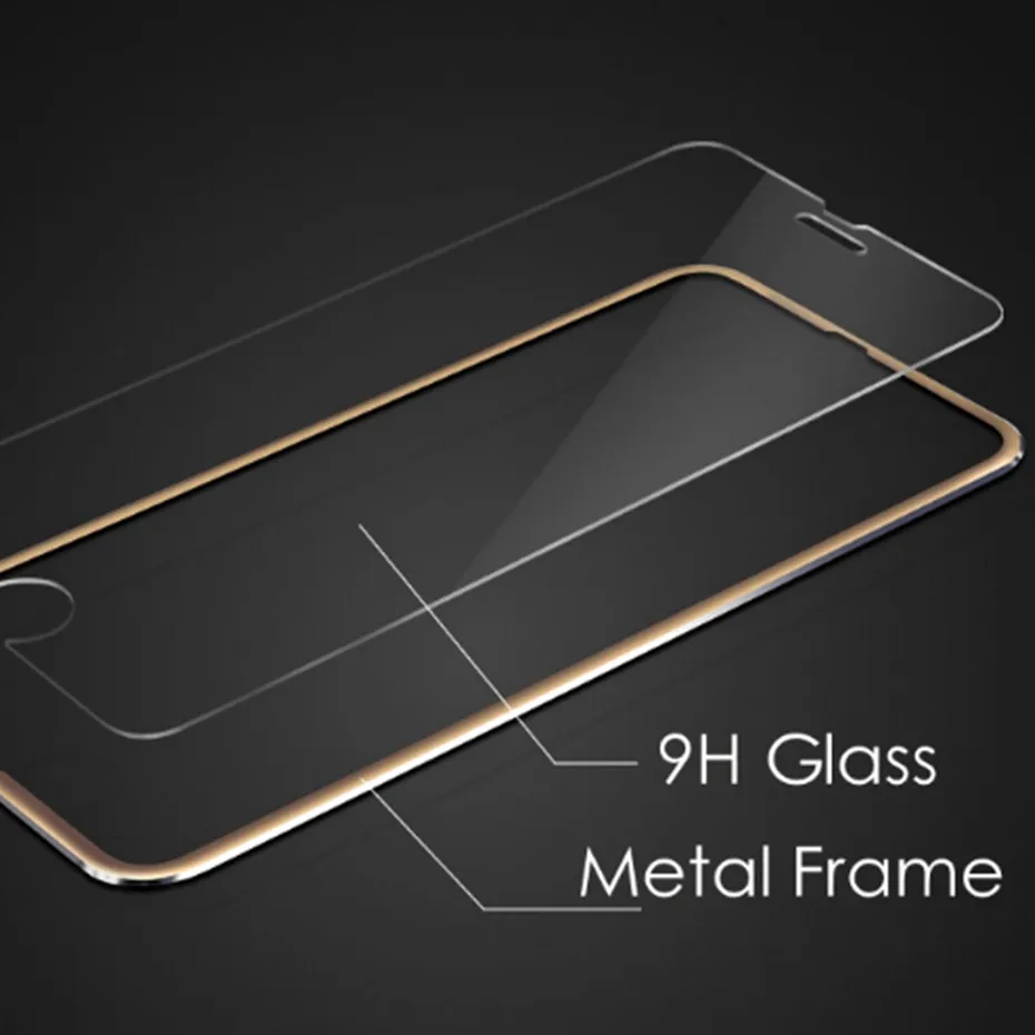 9D Защитная пленка для экрана iphone 7 8 6 6s стекло на iPhone xr x xs Max 3d алюминиевое Защитное