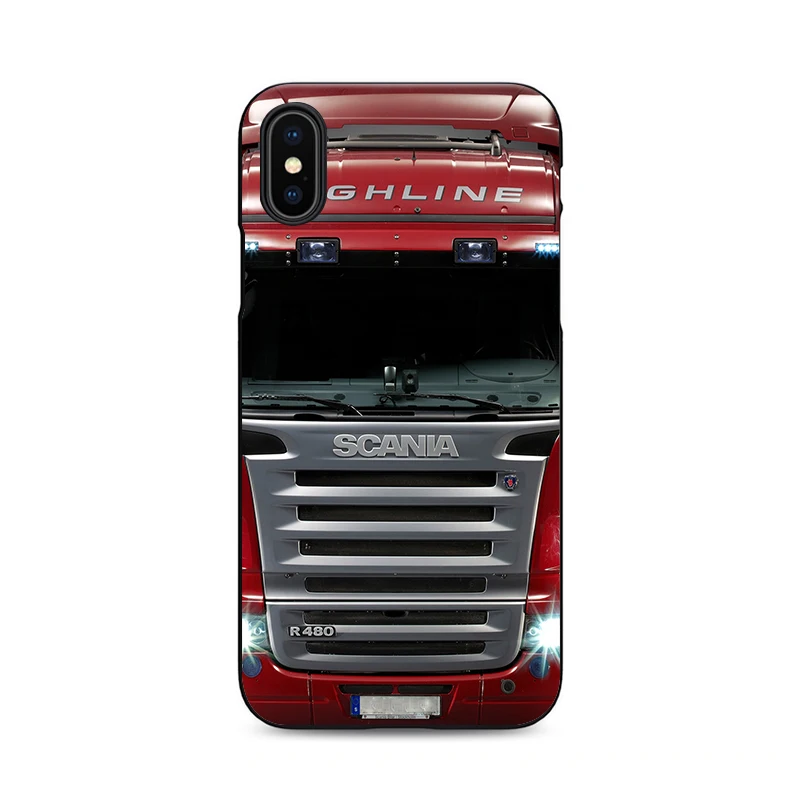 4897 SCANIA грузовик мягкий силиконовый черный чехол для телефона для iPhone XR XS MAX 6 7 8 plus 5 5S 6s se для Apple X 10 лучший дизайн корпуса - Цвет: 4897