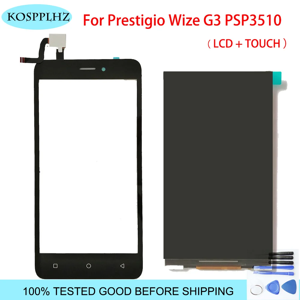 Kospplhz ЖК дисплей Дисплей + Сенсорный экран планшета Ассамблеи для Prestigio Wize G3