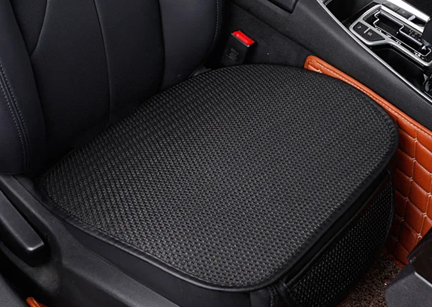 black seat 1pcs Подушка для автомобильного сиденья, нескользящая, не движется, подушка, 3d, соты, вискоза, не скользит, подушка, четыре сезона, удобная - Название цвета: black seat 1pcs
