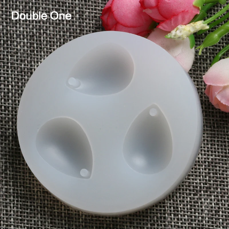 Женская силиконовая подвеска в форме капли с отверстием ожерелье ручной работы