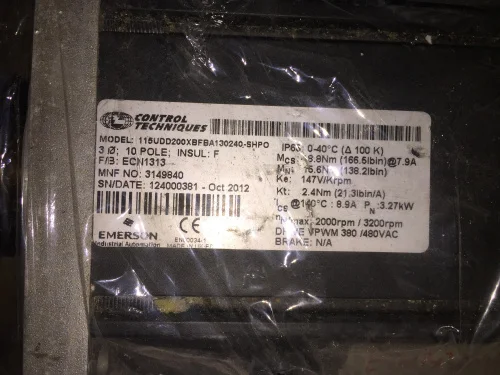

Servo motor 115UDD200XBFBA130240-SHP0 , Used one , 90% appearance new , 3 months warranty , fastly shipping