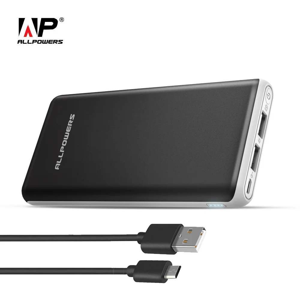 Портативное зарядное устройство Xiaomi 20000 мАч с двумя usb-портами быстрая зарядка