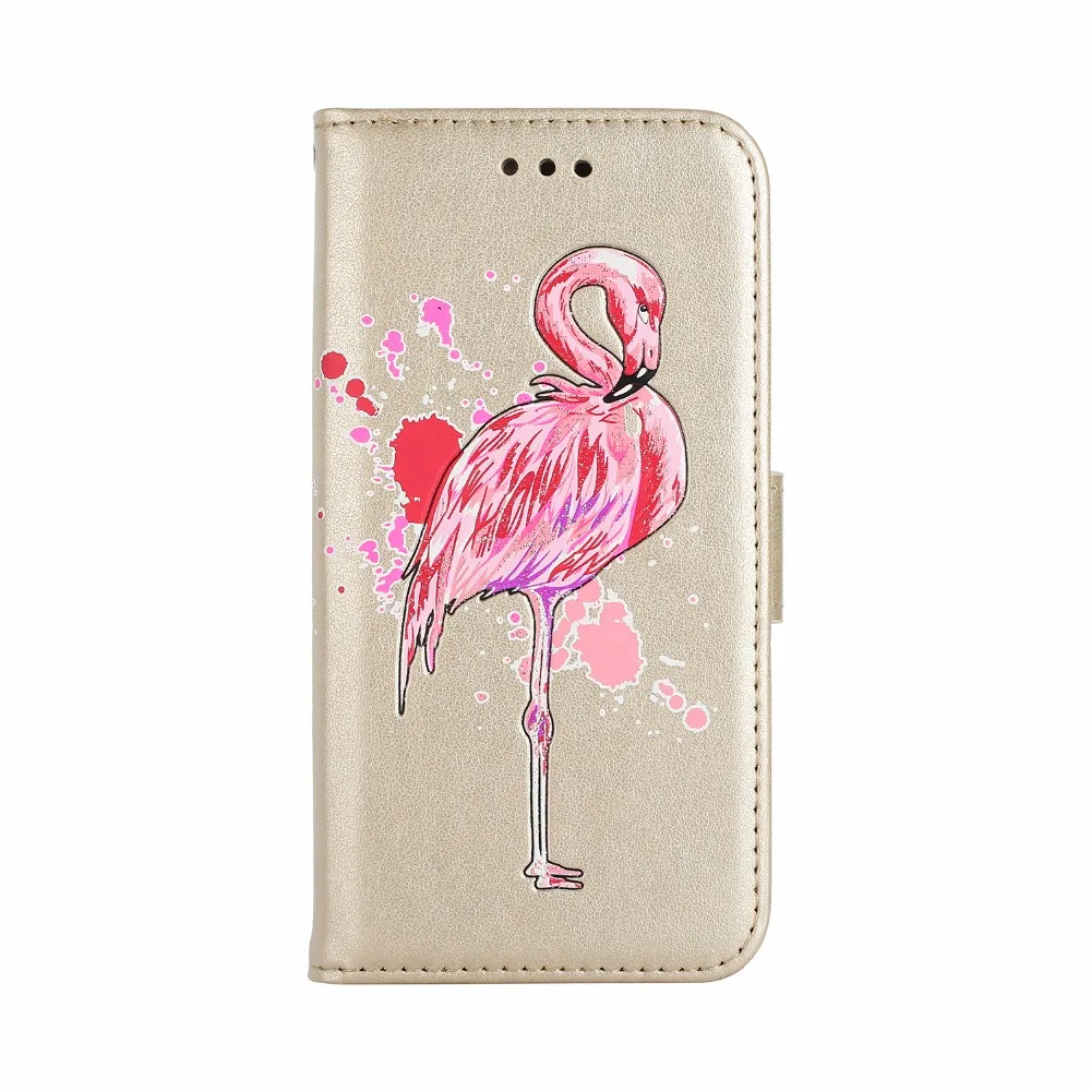 Для huawei P8 Lite 2017 крышка Фламинго Pattern кошелек Стенд кожаный чехол для P10 чехлы