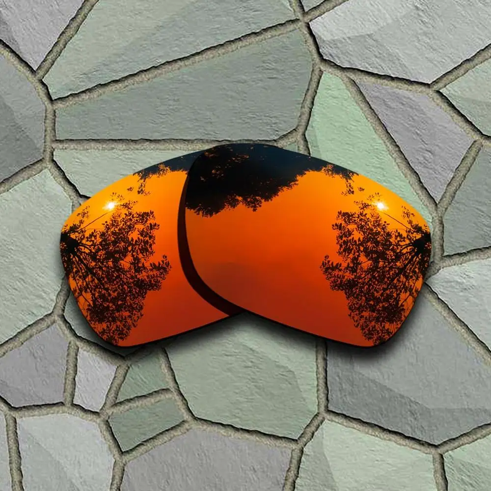 Red Orange Солнцезащитные очки поляризованные Сменные линзы для Окли турбинных сортов - Цвет линз: Red Orange
