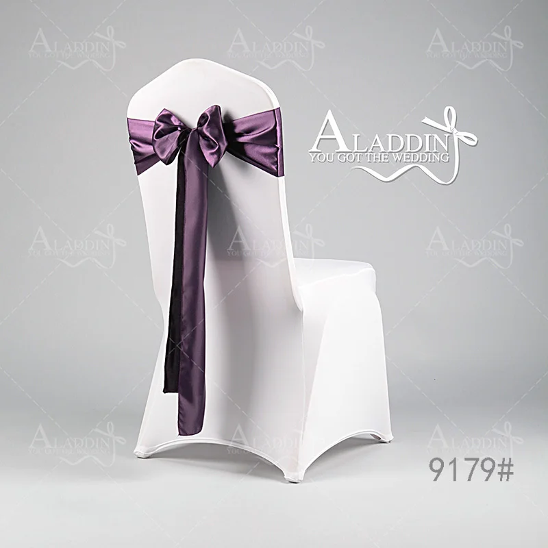 100 шт. Свадебные украшения атласная стул створки в гостинице Банкетный