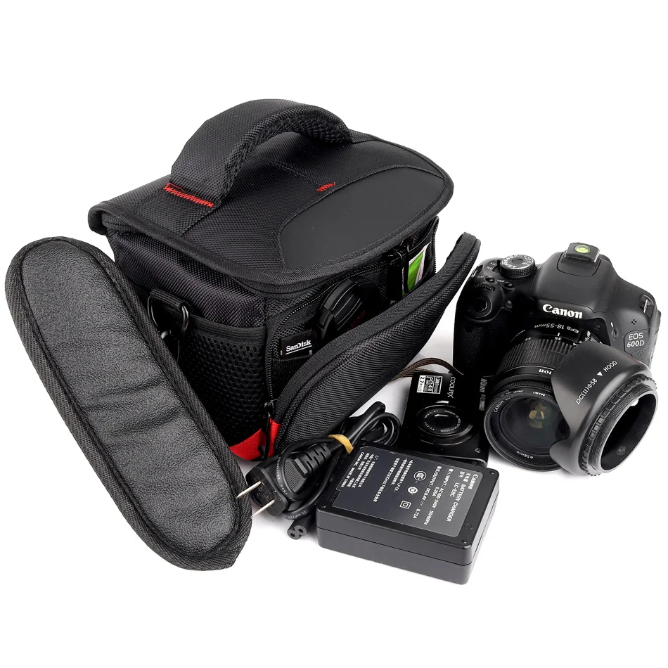 Водонепроницаемая Сумка для DSLR камеры, наплечный чехол для Canon, Nikon, sony, FujiFilm, Olympus, Panasonic, уличный рюкзак для камеры, сумка для объектива