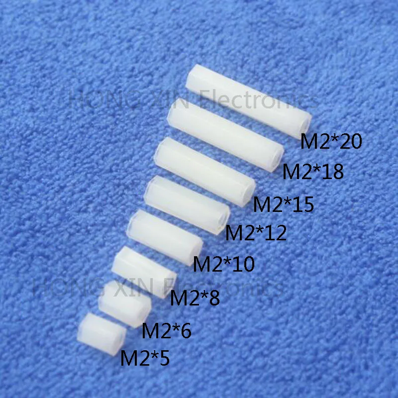 

Распорка нейлоновая, M2 х 5/6/8/10/12/15/18/20, 1 шт.