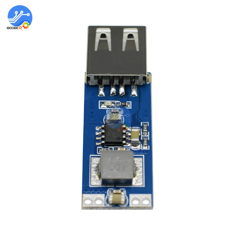 Регулируемый USB повышающий 3 В/3 7 в/4 2 в до 5 В USB-модуль зарядного устройства для