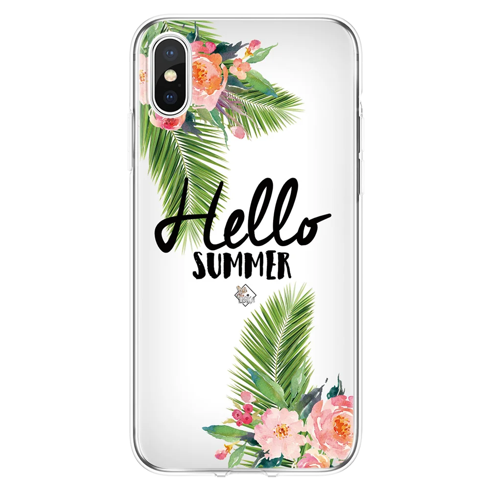 bdhello Прозрачный ТПУ чехол для телефона с ананасом и фламинго для iPhone 7, 8, 6, 6 s Plus, для iPhone 11 Pro, XS Max, XR, X, 4, 4S, 5, 5S, SE, 5C, чехол, чехол - Цвет: bdhello