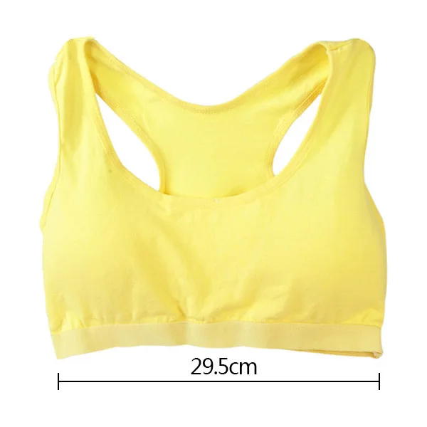 Нижнее белье для девочек-подростков спортивный бюстгальтер детей хлопок